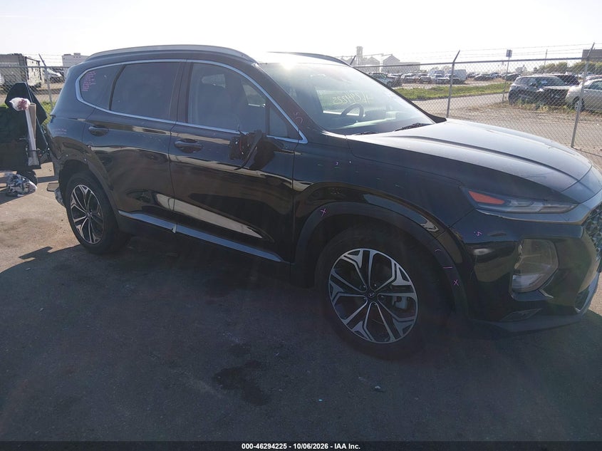 Vin: 5nms5caa2kh048766, lot: 46794388, hyundai santa fe limited 2.0t 20191