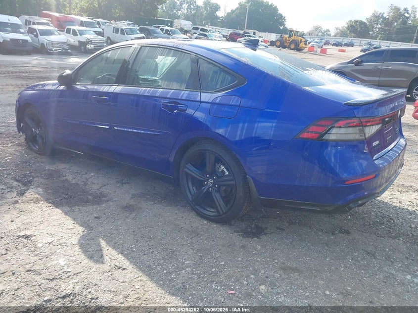 Vin: 1hgcy2f79ta030913, lot: 46794425, honda accord hybrid sport-l 20263
