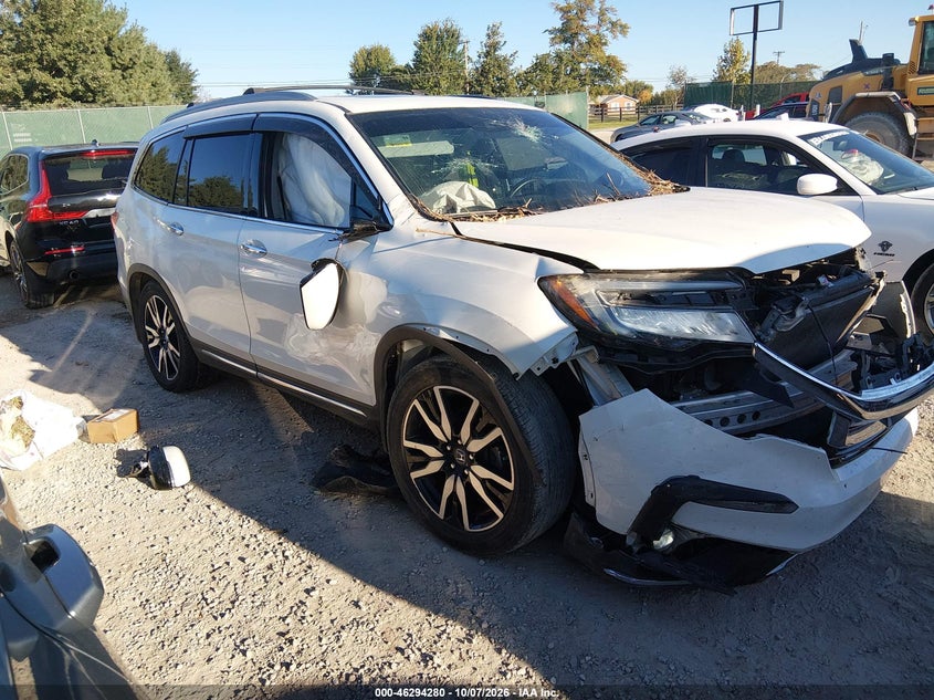 Vin: 5fnyf6h61kb036913, lot: 46794443, honda pilot touring 2019 img_1
