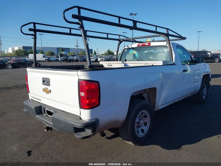 Vin: 1gcncpeh0fz432872, lot: 46794446, chevrolet silverado 1500 wt 20154