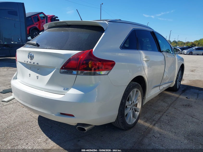 Vin: 4t3za3bb4du079789, lot: 46794457, toyota venza le 20134