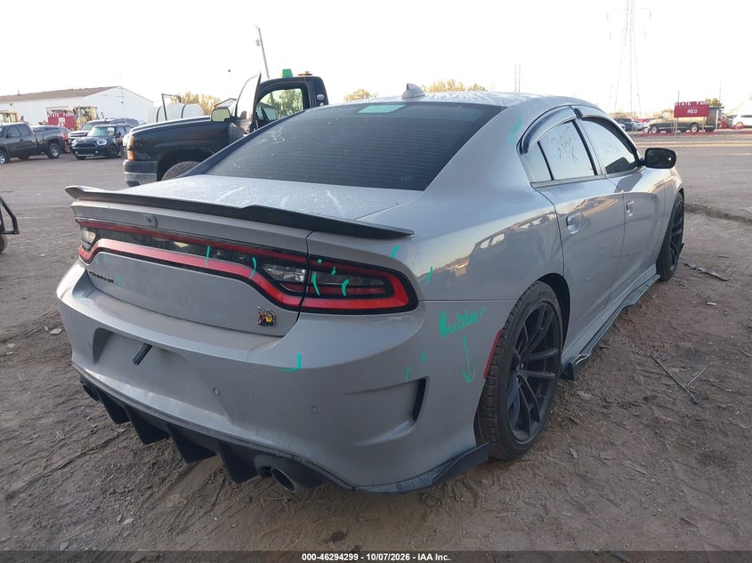 Vin: 2c3cdxgj8lh242127, lot: 46794462, dodge charger scat pack rwd 20204