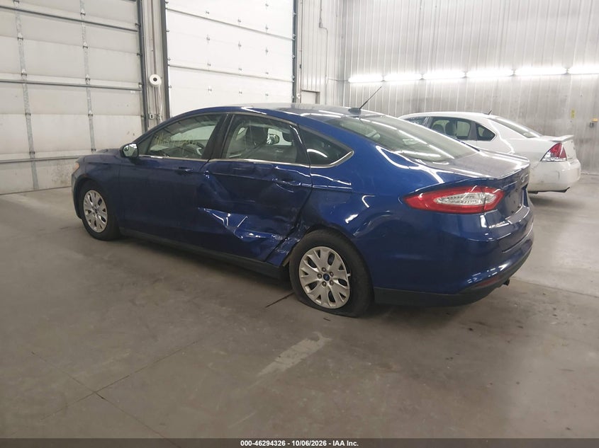 Vin: 3fa6p0g79er387654, lot: 46794489, ford fusion s 20143