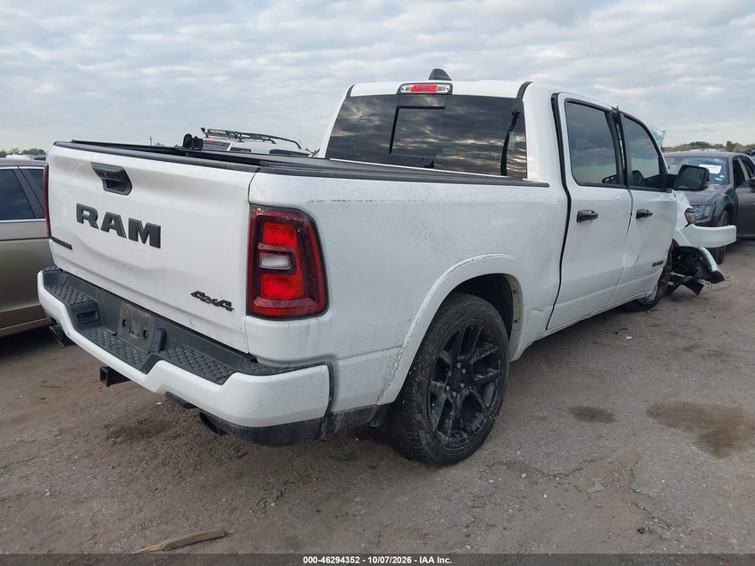 Vin: 1c6srfjp1sn623170, lot: 46794515, ram 1500 laramie  4x4 5'7 box 20254