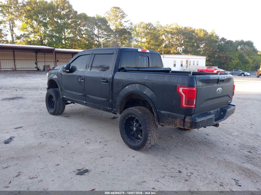 Vin: 1ftew1efxfke59833, lot: 46794533, ford f-150 lariat 20153