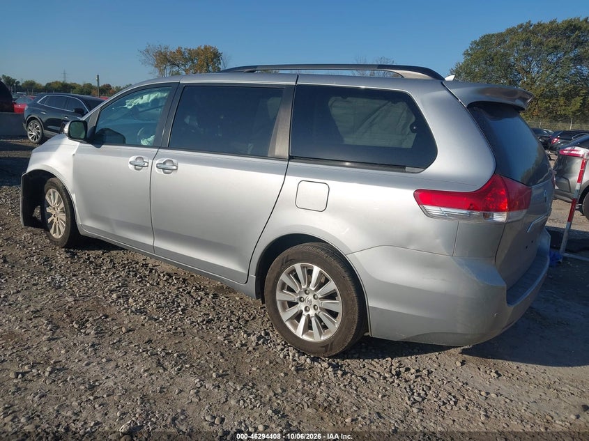 Vin: 5tddk3dc1es079801, lot: 46794571, toyota sienna limited 7 passenger 20143