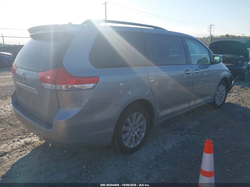 Vin: 5tddk3dc1es079801, lot: 46794571, toyota sienna limited 7 passenger 20144
