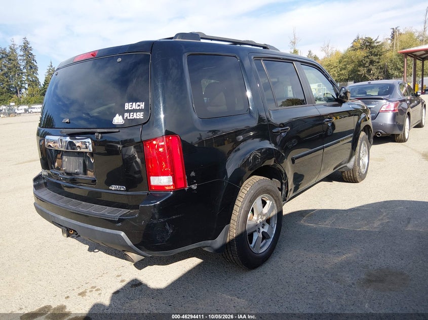 Vin: 5fnyf4h56ab027277, lot: 46794574, honda pilot ex-l 20104