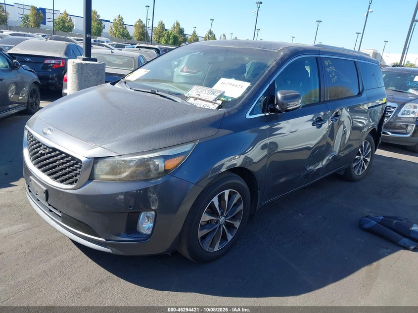 Vin: kndmc5c12g6103955, lot: 46794584, kia sedona sx 20162