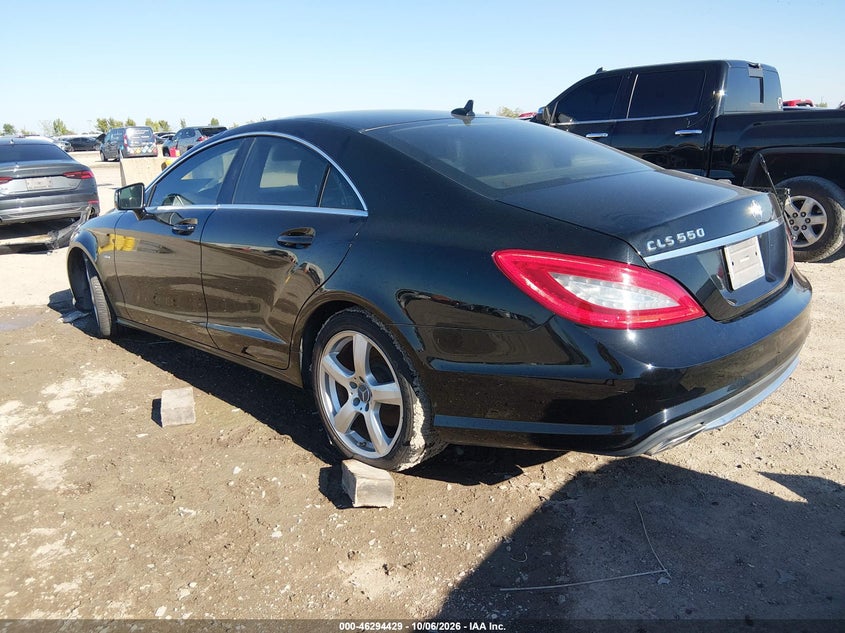 Vin: wddlj7db8ca017065, lot: 46794592, mercedes-benz cls 550 20123