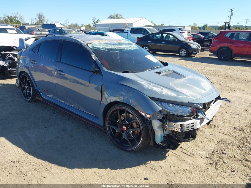 Vin: shhfk8g73ku201092, lot: 46794615, honda civic type r touring 20191