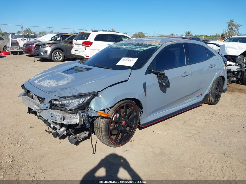 Vin: shhfk8g73ku201092, lot: 46794615, honda civic type r touring 20192