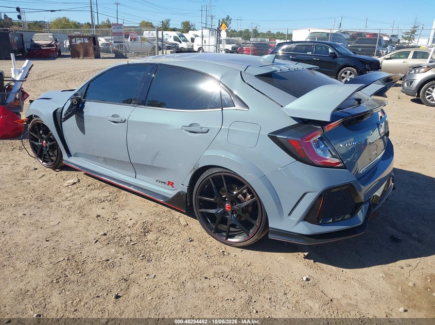Vin: shhfk8g73ku201092, lot: 46794615, honda civic type r touring 20193