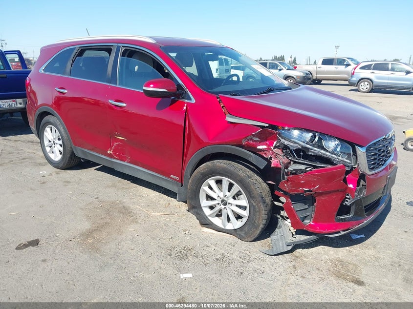 Vin: 5xypgda30lg671368, lot: 46794643, kia sorento 2.4l lx 2020 img_1