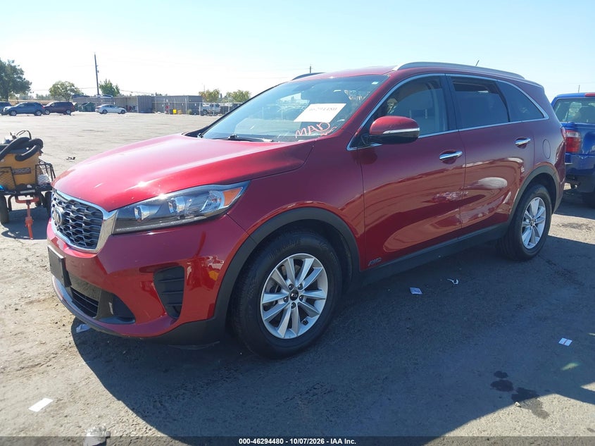 Vin: 5xypgda30lg671368, lot: 46794643, kia sorento 2.4l lx 20202