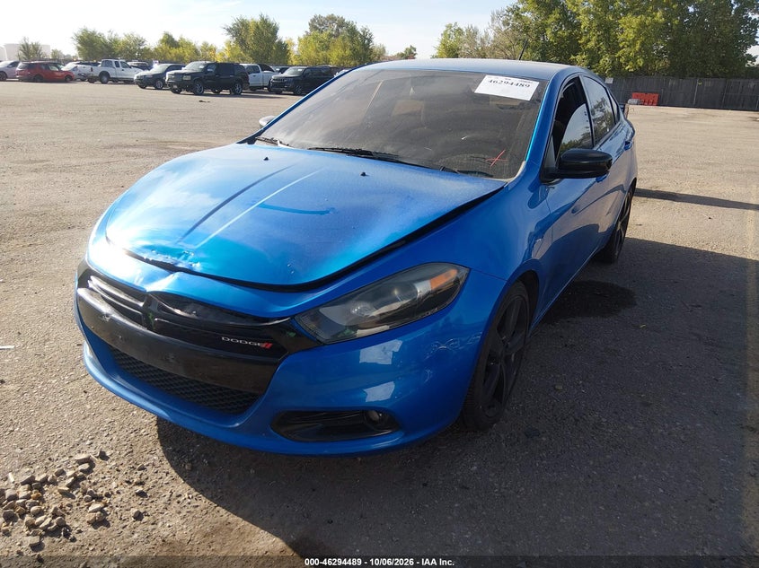 Vin: 1c3cdfbb9gd516156, lot: 46794652, dodge dart sxt 20162
