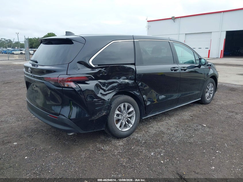Vin: 5tdkrkecxts335300, lot: 46794677, toyota sienna le 20264