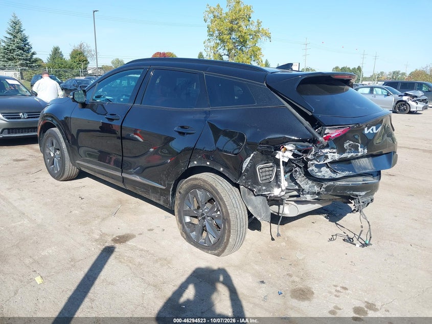 Vin: kndpxcag8p7010395, lot: 46794686, kia sportage hybrid sx-prestige 20233