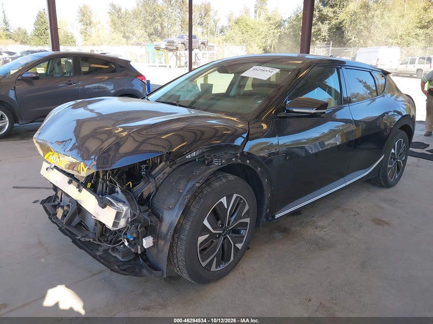 Vin: kndc3dlc0r5620817, lot: 46794697, kia ev6 light long range 20242