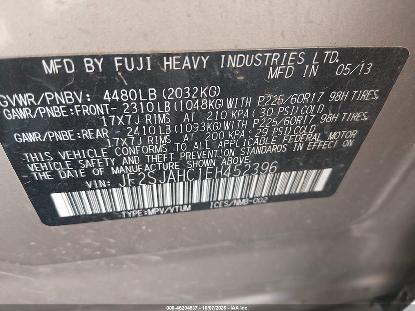 2014 SUBARU FORESTER 2.5I LIMITED · Photo 9