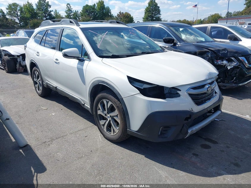 Vin: 4s4btanc0l3187635, lot: 46794730, subaru outback limited 20201