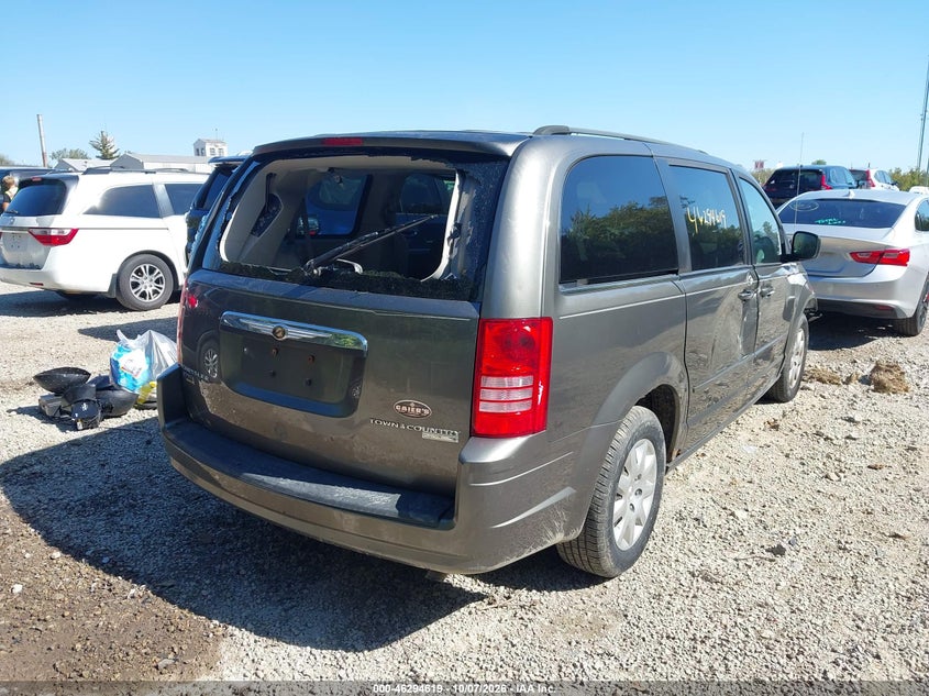 Vin: 2a4rr4de6ar344332, lot: 46794782, chrysler town & country lx 20104