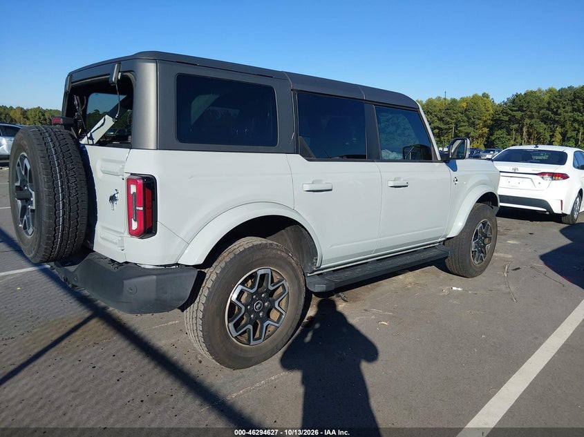 Vin: 1fmde8bh1rlb21146, lot: 46794790, ford bronco outer banks 20244