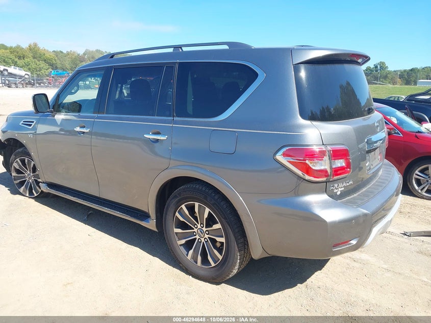 Vin: jn8ay2nd1h9001335, lot: 46794811, nissan armada sl 20173