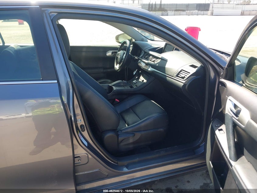 LEXUS CT 200H 2012 VIN JTHKD5BH4C2079709