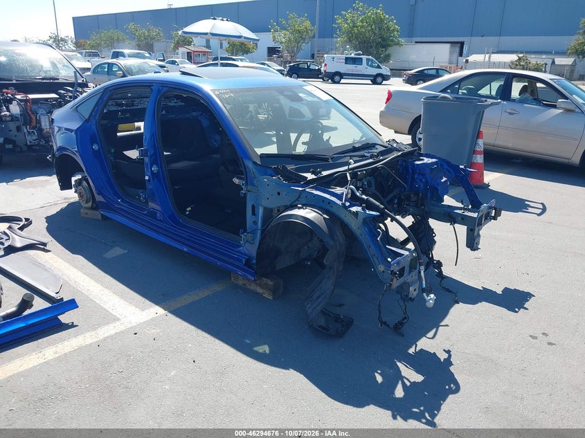 Vin: 2hgfe1e55rh473599, lot: 46794839, honda civic si sedan 20241