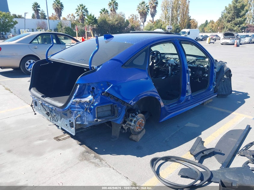 Vin: 2hgfe1e55rh473599, lot: 46794839, honda civic si sedan 20244