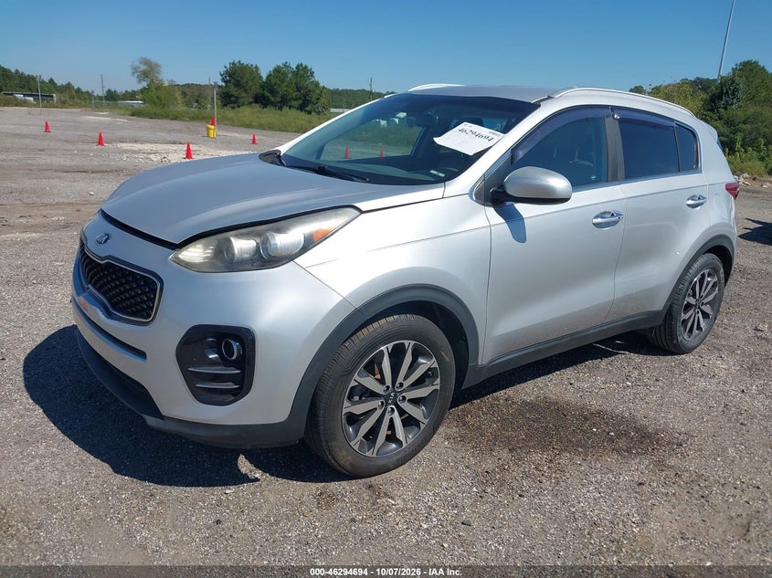 Vin: kndpn3acxh7074944, lot: 46794857, kia sportage ex 20172
