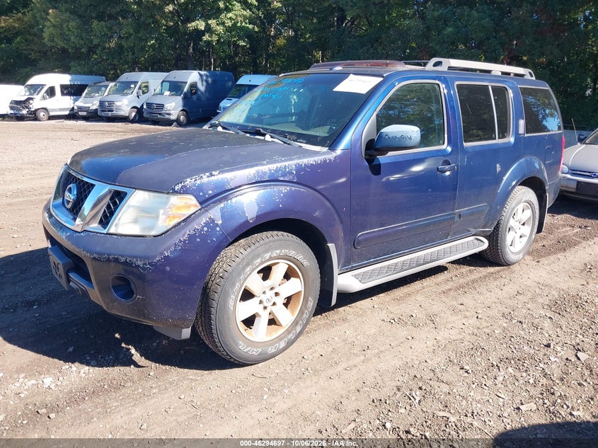 NISSAN PATHFINDER 2008 VIN 5N1AR18C08C612694