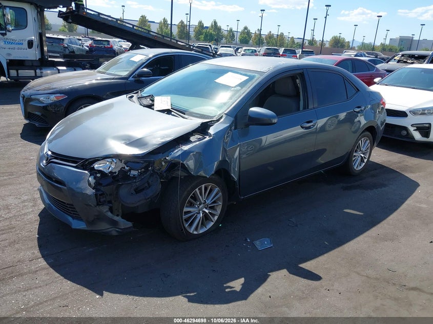 Vin: 5yfburhe7fp247127, lot: 46794861, toyota corolla le plus 20152