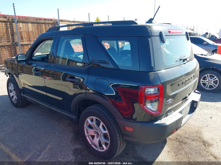 Vin: 3fmcr9a6xmra44082, lot: 46794863, ford bronco sport 20213