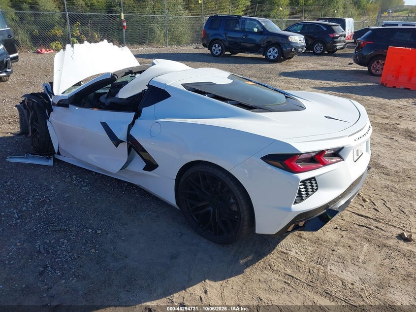 Vin: 1g1ya2d48m5108215, lot: 46794894, chevrolet corvette stingray rwd  1lt 20213