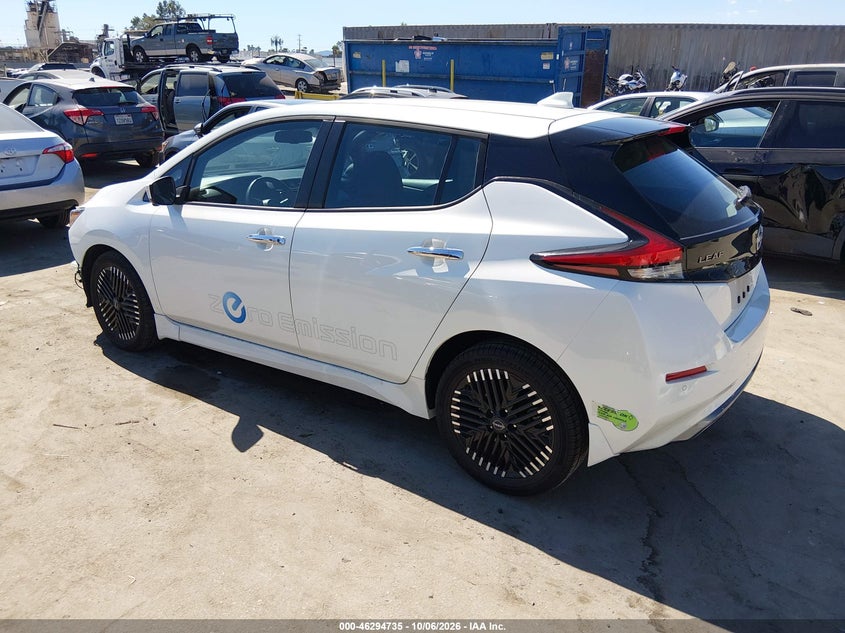 Vin: 1n4cz1cv0pc552726, lot: 46794898, nissan leaf sv plus 60 kwh 20233