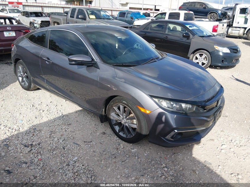 Vin: 2hgfc3b30kh350626, lot: 46794918, honda civic ex 20191