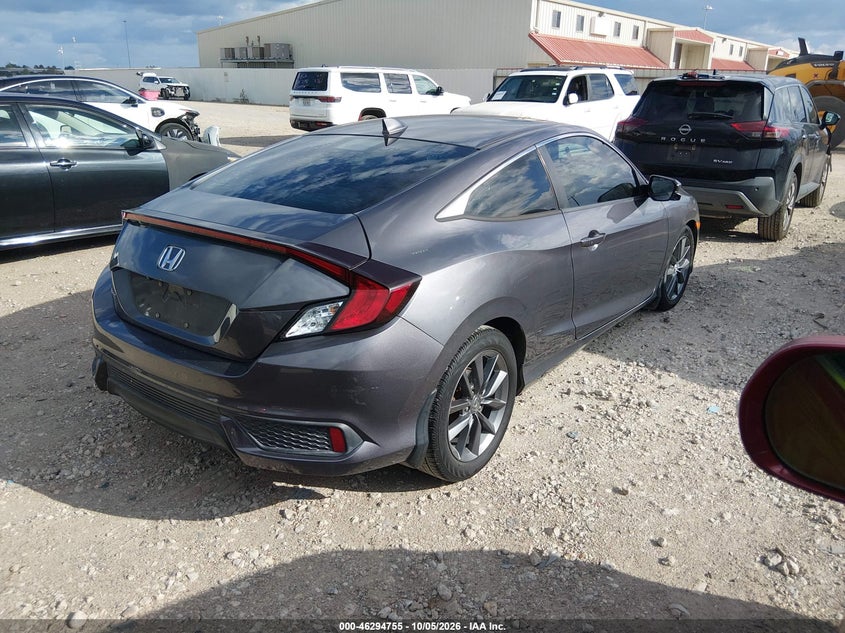 Vin: 2hgfc3b30kh350626, lot: 46794918, honda civic ex 20194