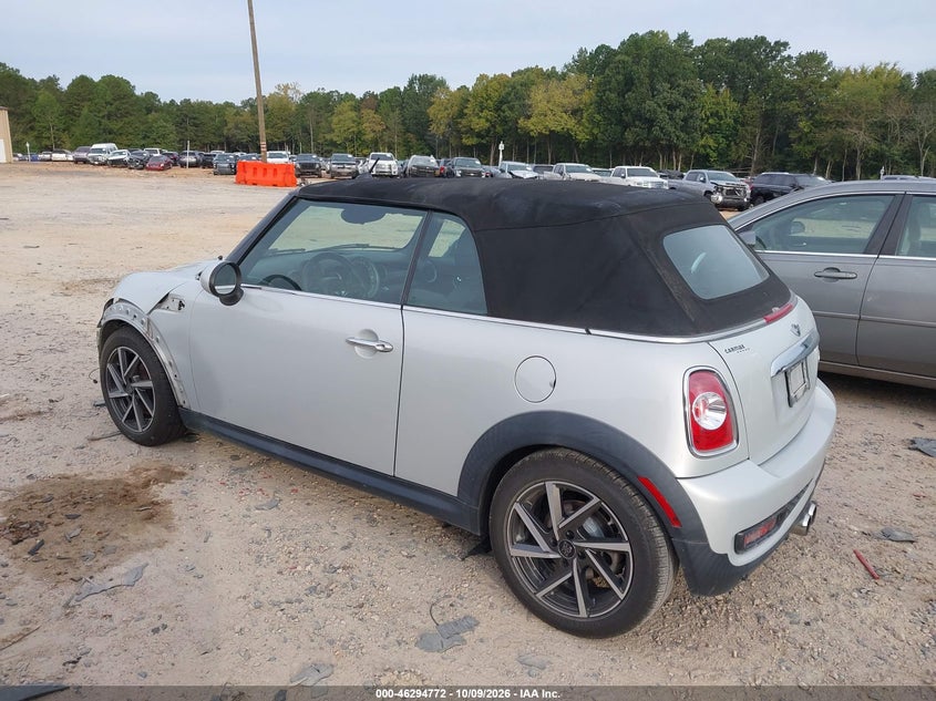 2015 MINI CONVERTIBLE VIN WMWZP3C50FT708555 — фото 3