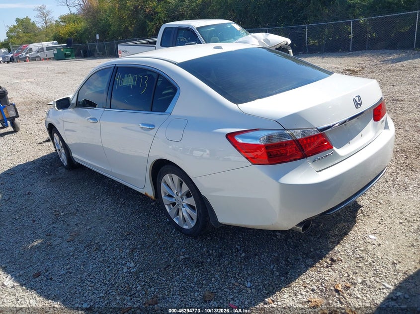 Vin: 1hgcr3f82da014565, lot: 46794936, honda accord ex-l v-6 20133