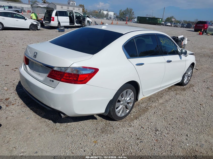 Vin: 1hgcr3f82da014565, lot: 46794936, honda accord ex-l v-6 20134