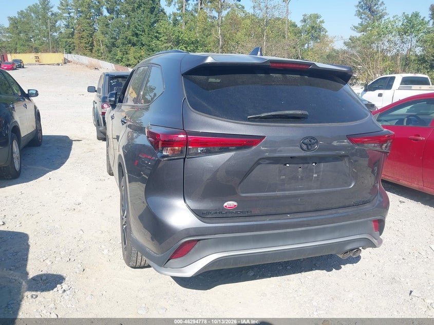 Vin: 5tdjzrbh7ms063830, lot: 46794941, toyota highlander xse 20213