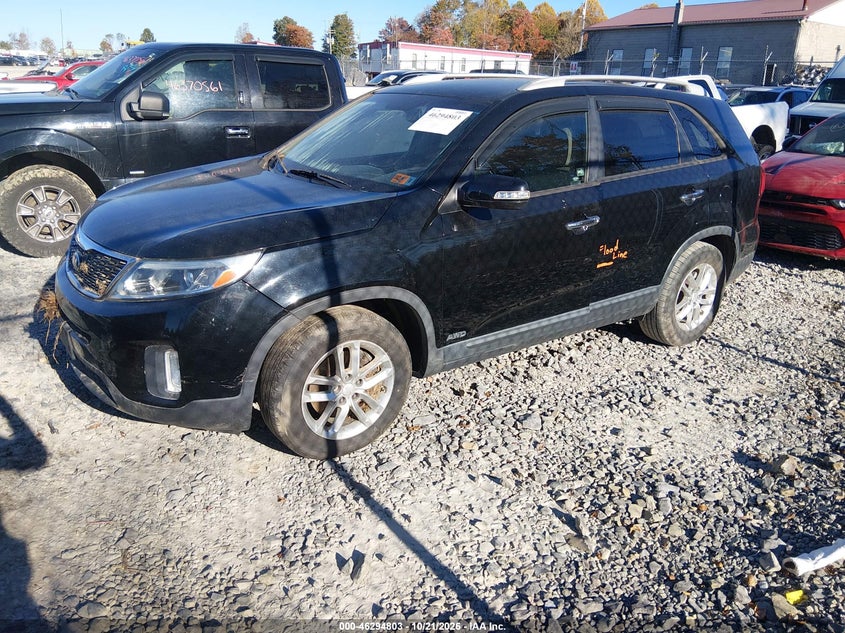Vin: 5xyktca63eg450778, lot: 46794966, kia sorento lx 20142