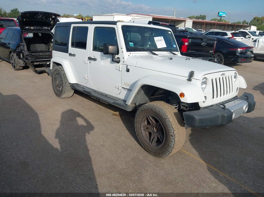 Vin: 1c4bjweg8fl508190, lot: 46794992, jeep wrangler unlimited sahara 20151