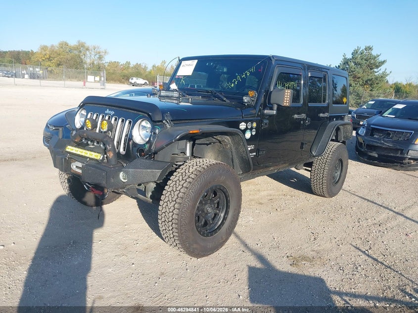 Vin: 1c4bjweg6hl702770, lot: 46795004, jeep wrangler unlimited sahara 20172