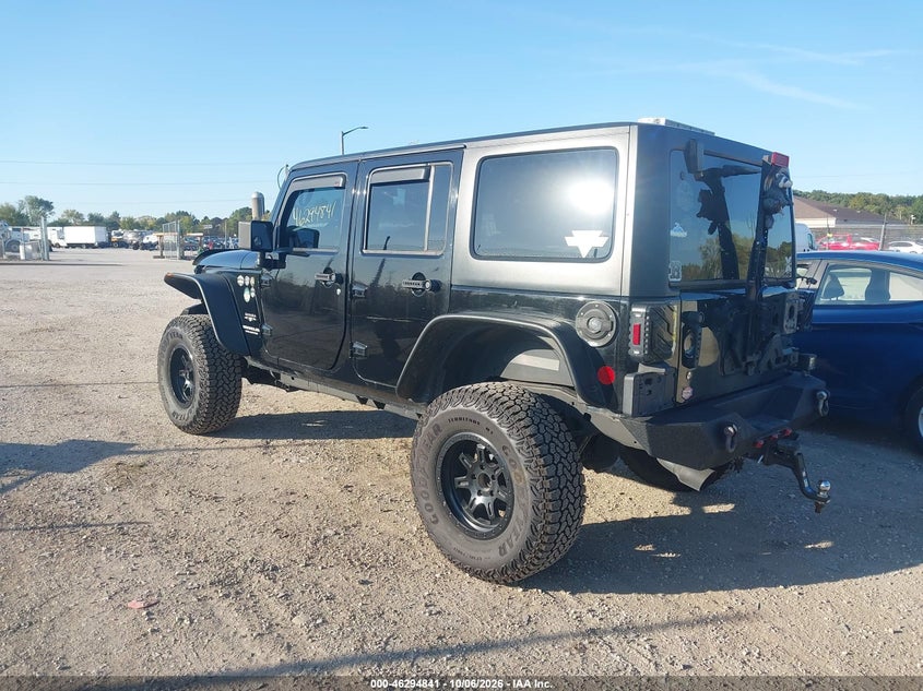 Vin: 1c4bjweg6hl702770, lot: 46795004, jeep wrangler unlimited sahara 20173