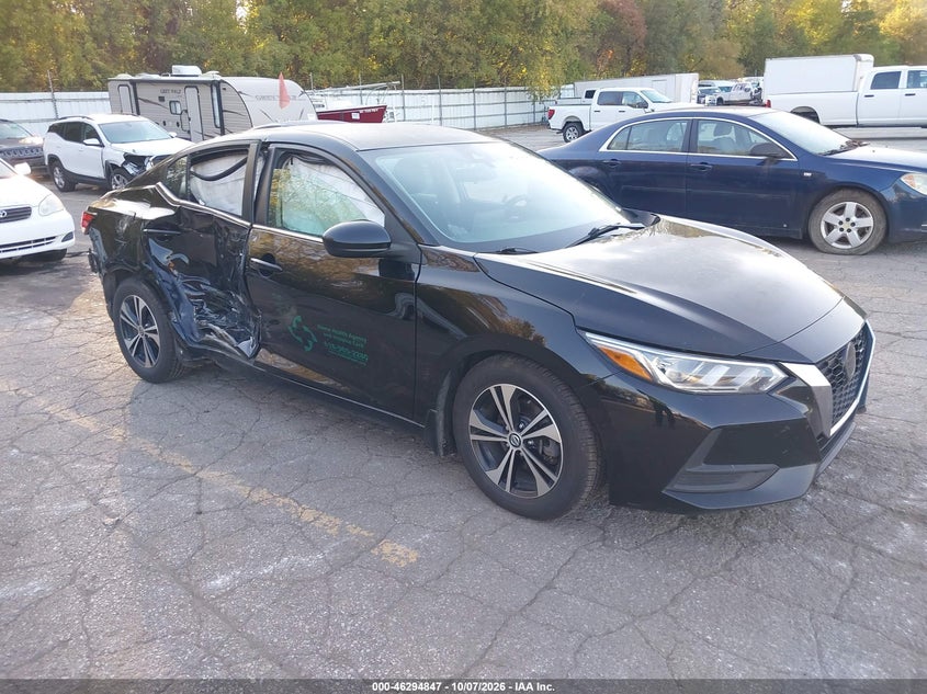 Vin: 3n1ab8cv4ny321334, lot: 46795010, nissan sentra sv xtronic cvt 20221
