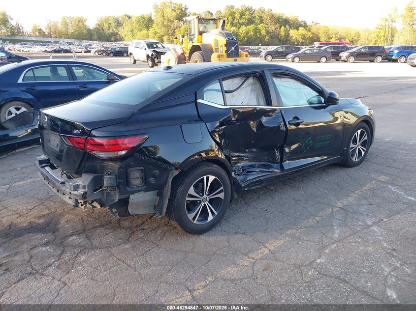 Vin: 3n1ab8cv4ny321334, lot: 46795010, nissan sentra sv xtronic cvt 20224