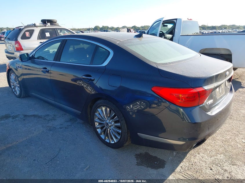 Vin: knalw4d48f6017518, lot: 46795016, kia k900 luxury 20153